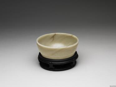 图片[2]-Jade bowl with pattern of lotus leaves, Liao to Jin dynasties, 907-1234 C.E.-China Archive